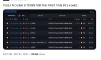 特斯拉将全部7.65亿美元比特币转移到未知钱包