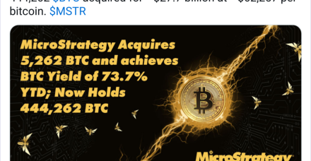 MicroStrategy以10.6万美元的平均价格购得5200比特币