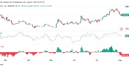 UNI币价格在关键阻力位附近受阻，威胁看涨势头